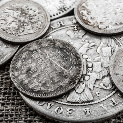 Продать серебряные монеты